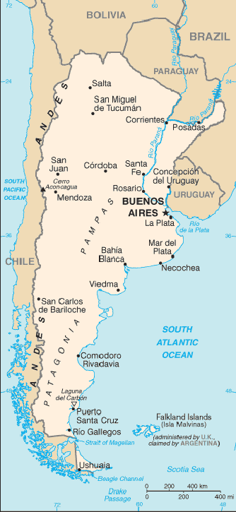 - Map Argentina Travel Insurance